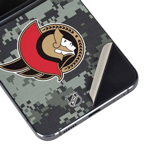NHL Ottawa Senators Camo Galaxy Z Flip5 5G Skin